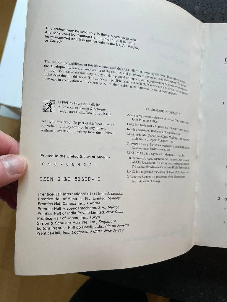 Fundamentals of software engineering