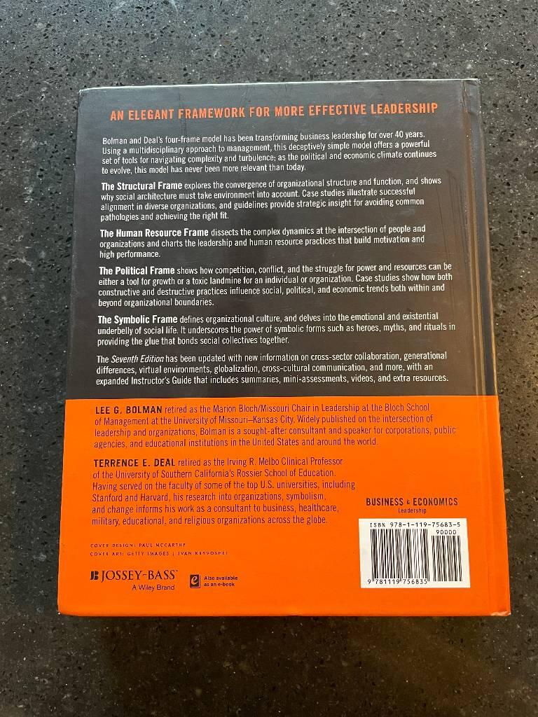 Reframing organizations