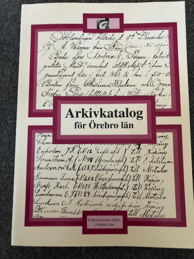 Arkivkatalog för Örebro län