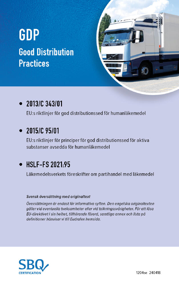 GDP - Good distribution practices