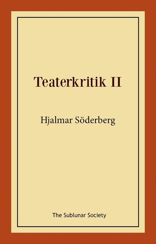 Teaterkritik II