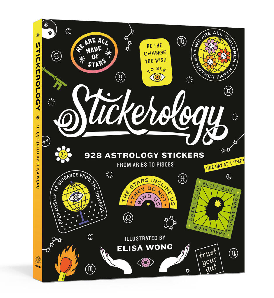 Stickerology - 928 Astrology Stickers from Aries to Pisces: Stickers for Journals, Water Bottles, Laptops, Planners, and More