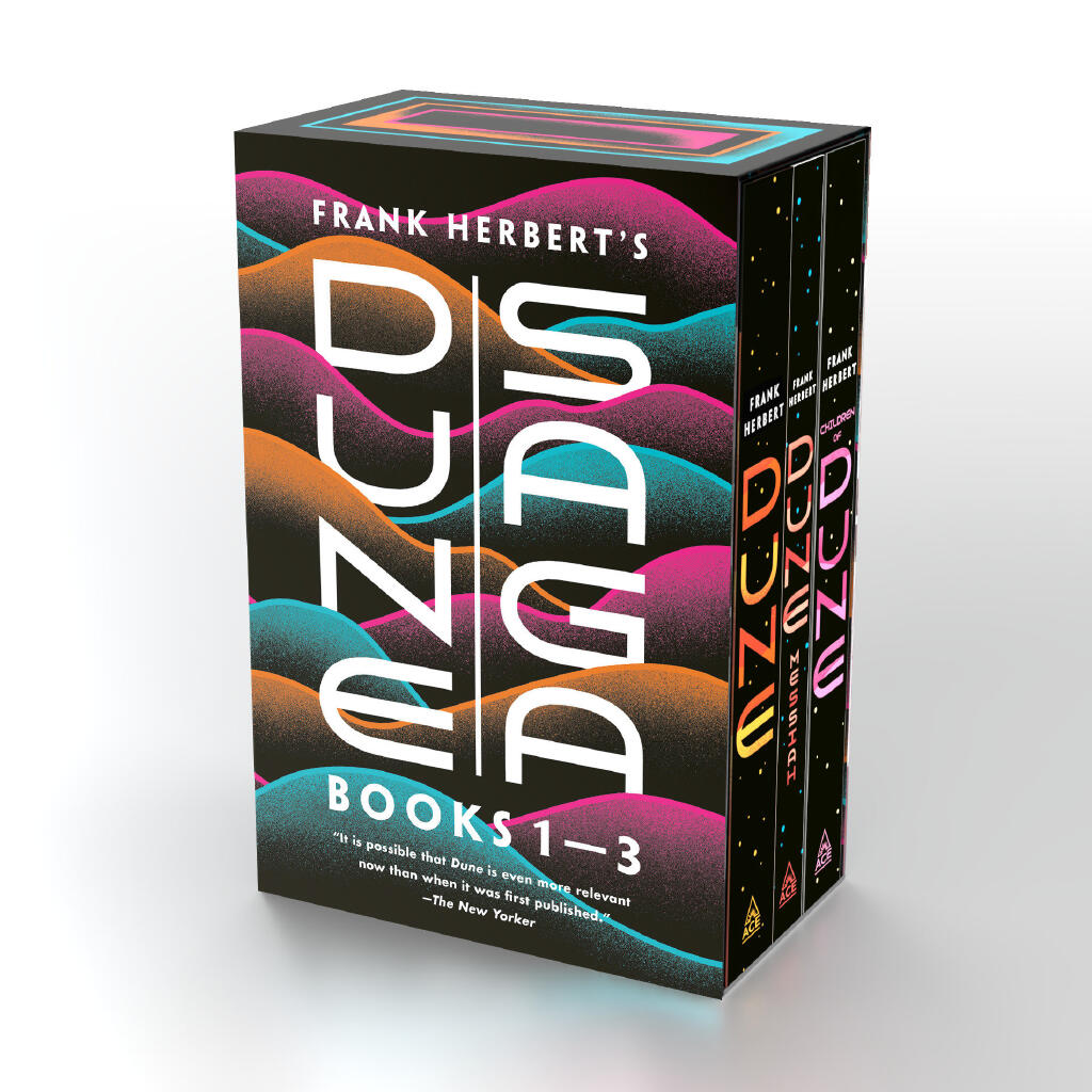 Frank Herbert's Dune Saga 3-Book Boxed Set - Dune, Dune Messiah, and Children of Dune