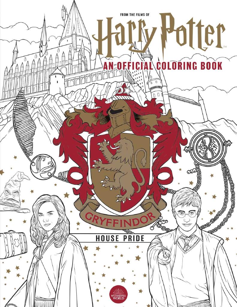 Harry Potter - Gryffindor House Pride: The Official Coloring Book
