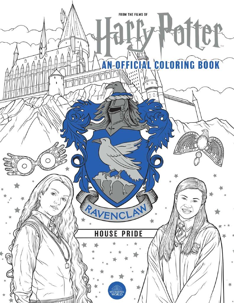 Harry Potter - Ravenclaw House Pride: The Official Coloring Book: (Gifts Books for Harry Potter Fans, Adult Coloring Books