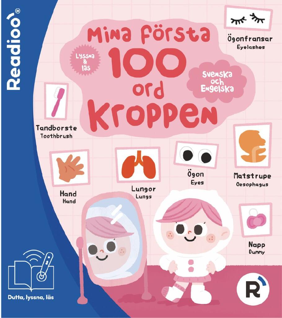 Mina f&ouml;rsta 100 ord - kroppen (tv&aring;spr&aring;kig)