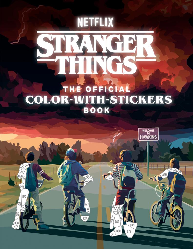 Stranger Things - The Official Color-with-Stickers Book