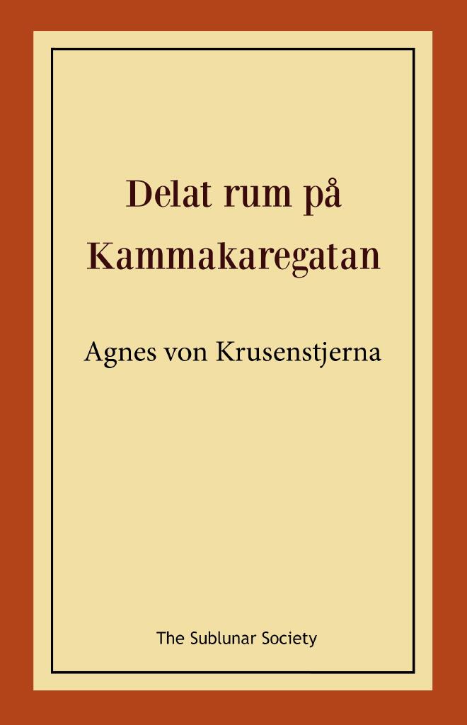 Delat rum p&aring; Kammakaregatan