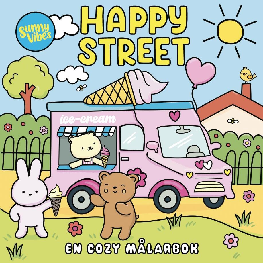 Happy Street - En cozy m&aring;larbok