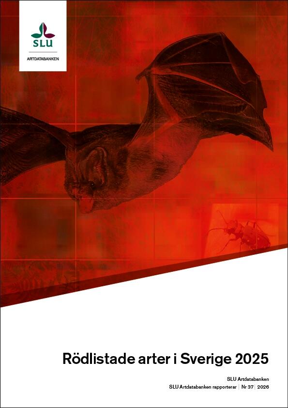 R&ouml;dlistade arter i Sverige 2025