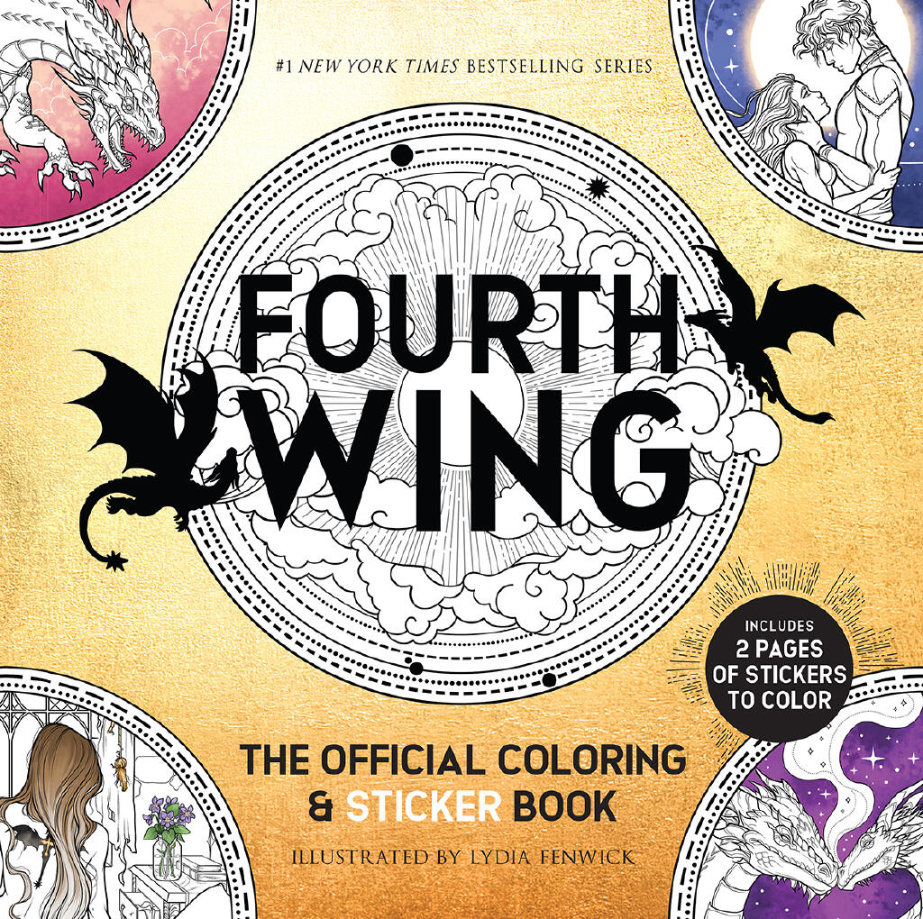 Fourth Wing - The Official Coloring & Sticker Book
