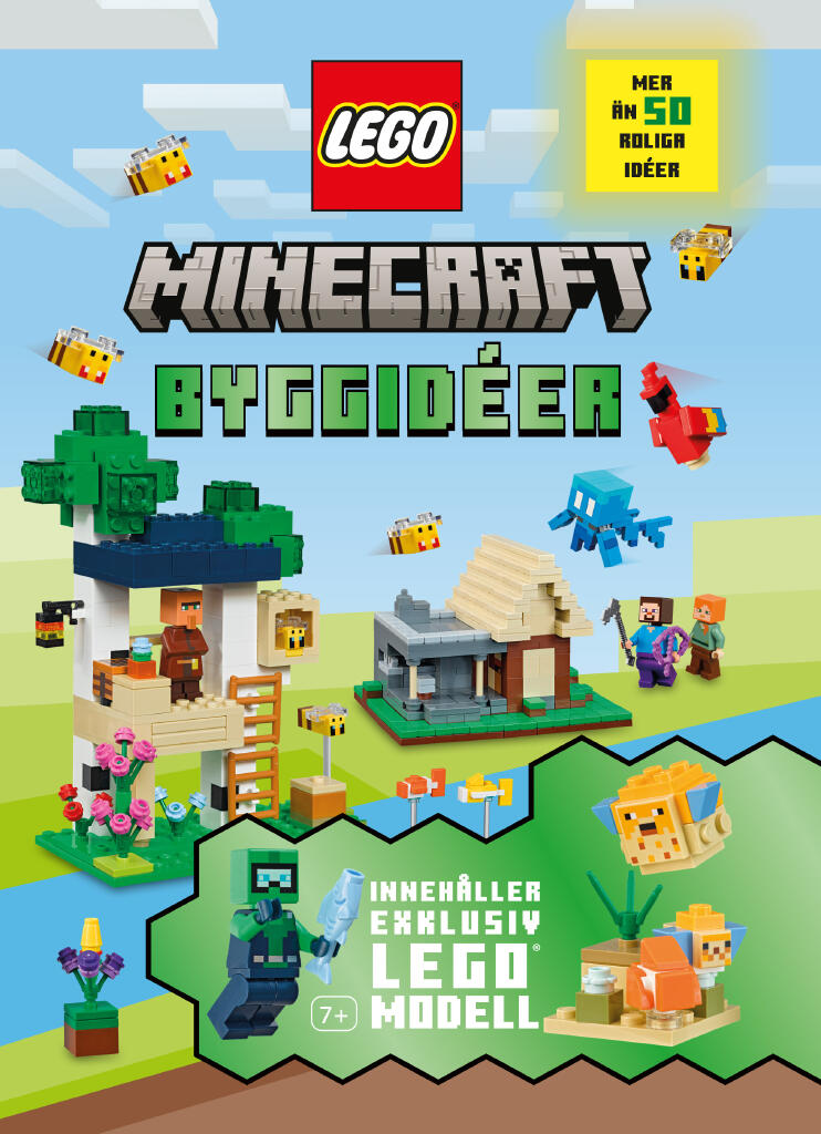 LEGO&reg; Minecraft byggid&eacute;er - inneh&aring;ller exklusiv LEGO modell