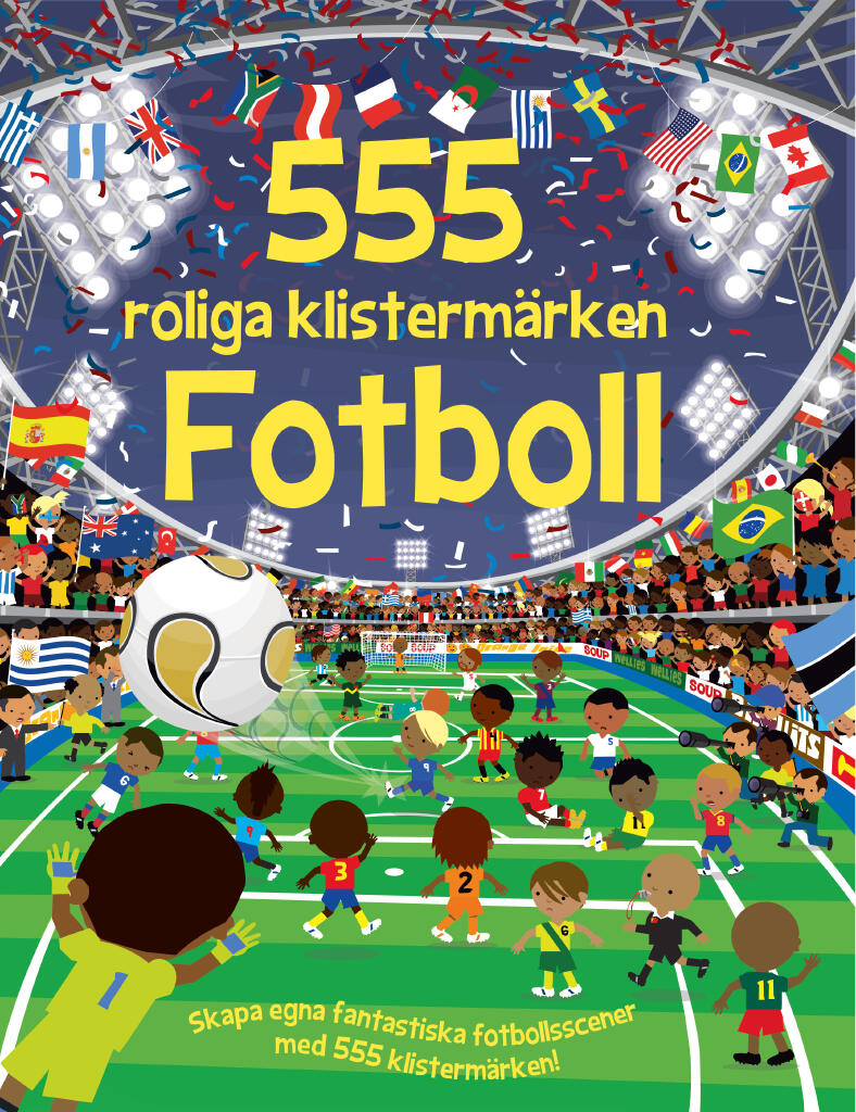 555 roliga klisterm&auml;rken. Fotboll