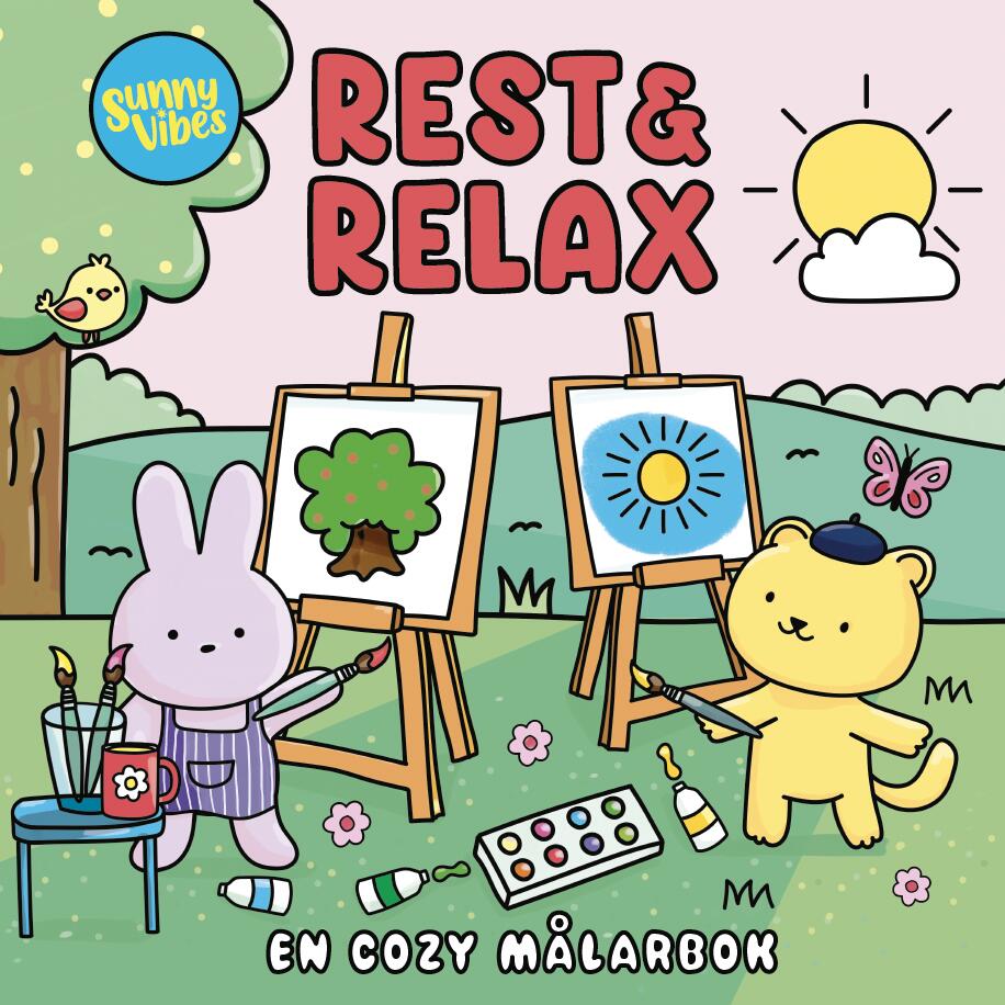Rest & Relax - En cozy m&aring;larbok