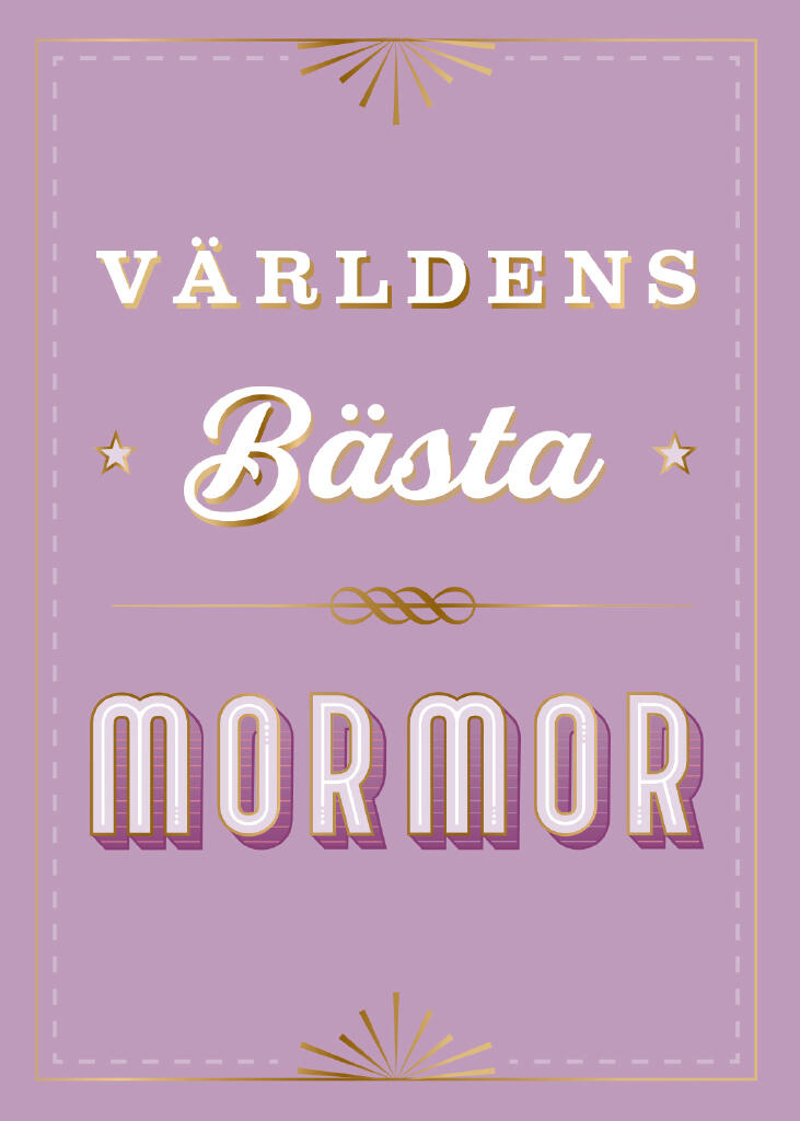 V&auml;rldens b&auml;sta mormor