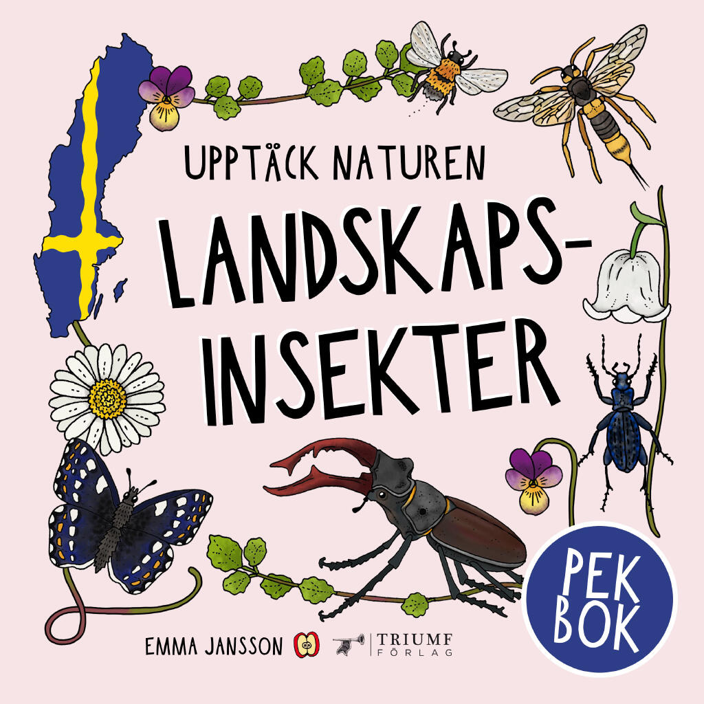 Uppt&auml;ck naturen landskapsinsekter - Pekbok