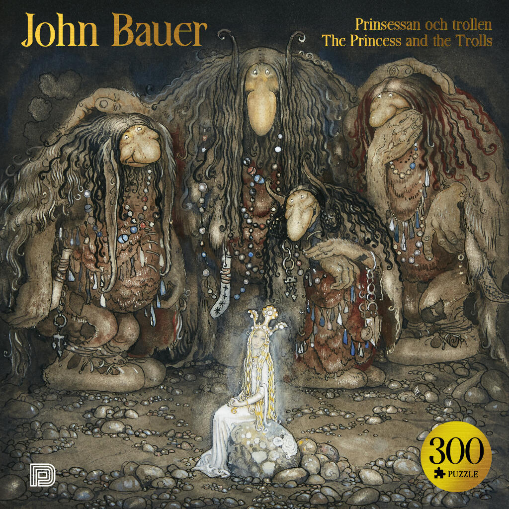 John Bauer. Prinsessan och trollen, pussel 300 bitar
