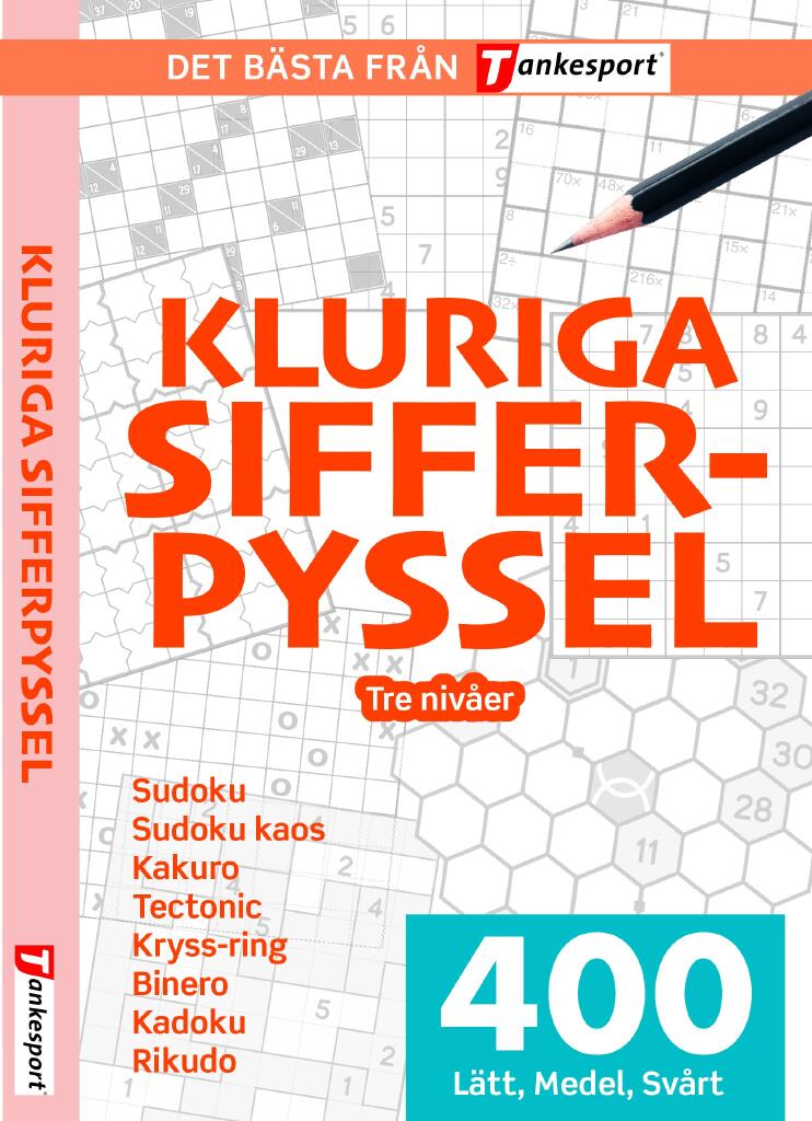 Kluriga Sifferpyssel. L&auml;tt - medel - sv&aring;rt