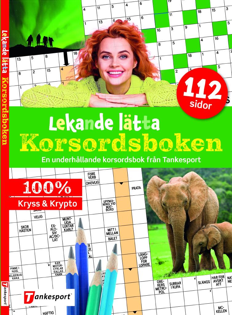 Lekande l&auml;tta korsordsboken