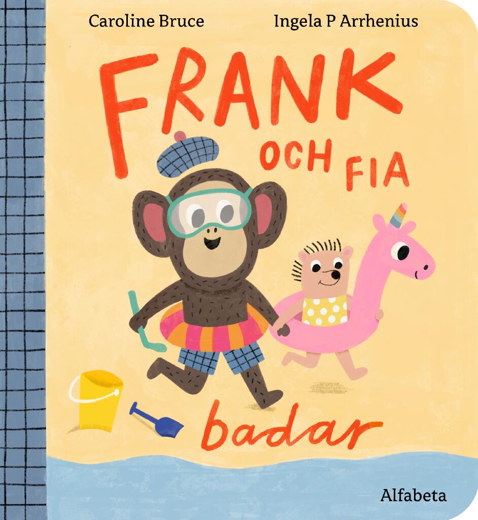 Frank och Fia badar