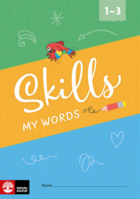 Skills &aring;k 1&ndash;3 skrivh&auml;fte, My words (10-pack