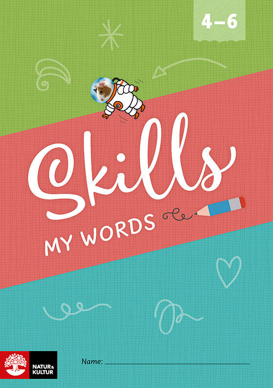 Skills &aring;k 4-6 skrivh&auml;fte, My words (10-pack