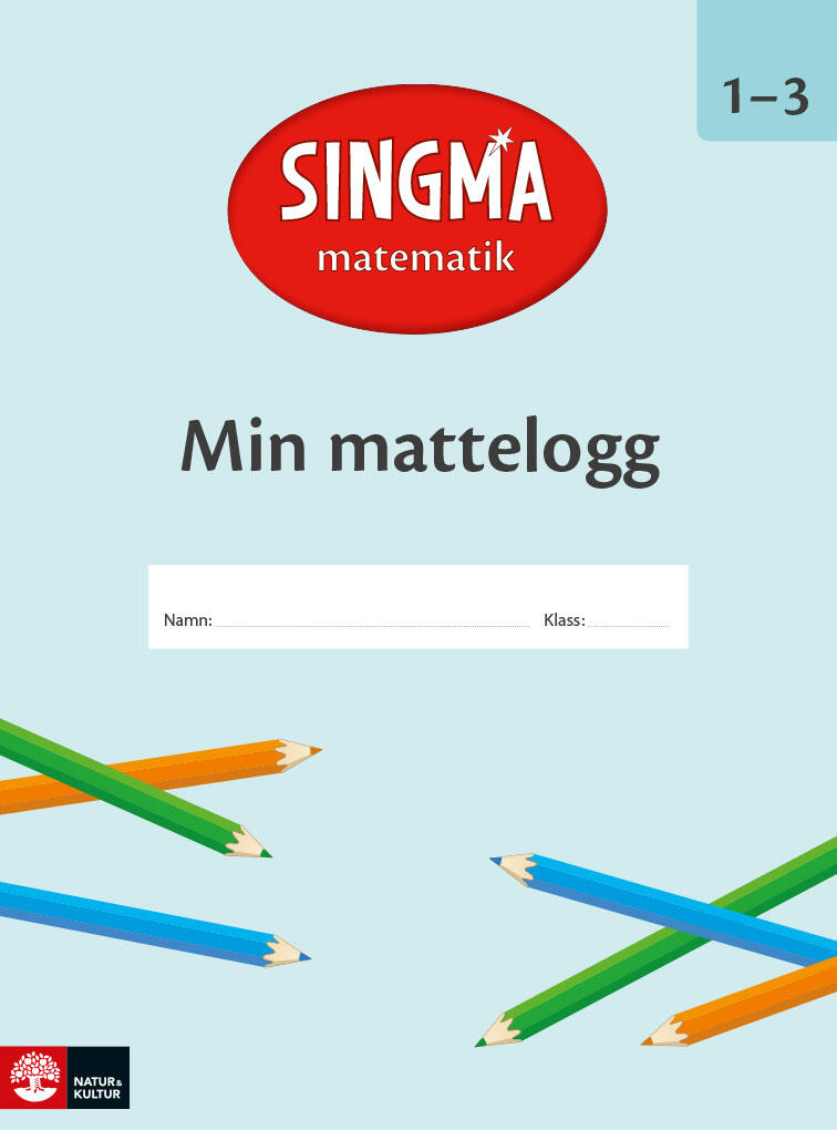 Singma matematik &aring;k 1-3 Min mattelogg (10-pack)
