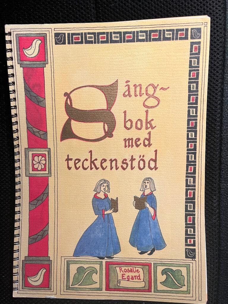 S&aring;ngbok med teckenst&ouml;d