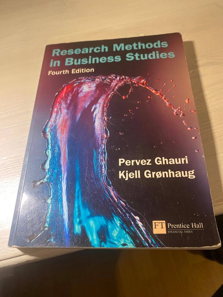 Research methods in business studies
