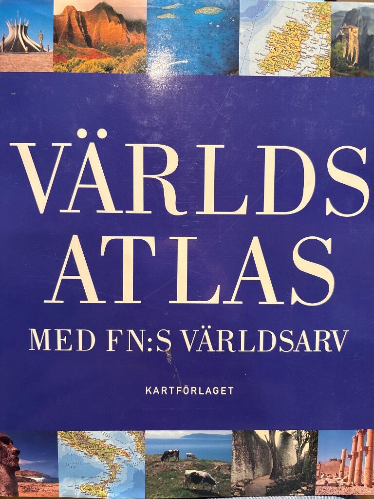 Kartförlagets världsatlas [Kartografiskt material]