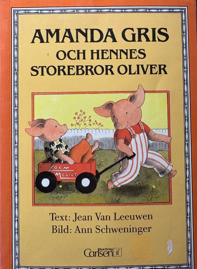 Amanda Gris och hennes storebror Oliver