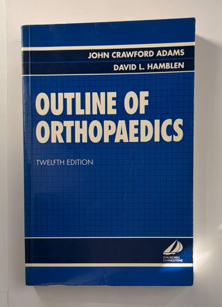 Outline of orthopaedics