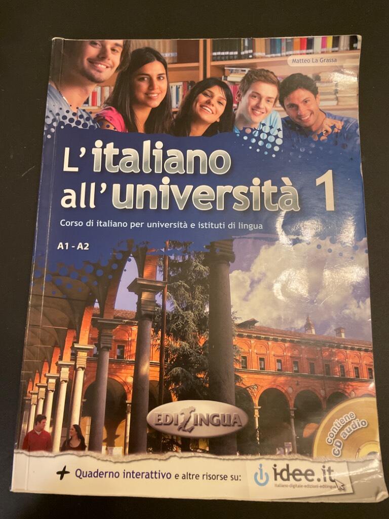 L'italiano all'università - A1-A2