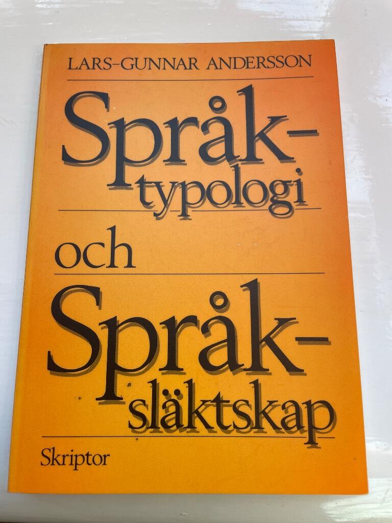 Spr&aring;ktypologi och spr&aring;ksl&auml;ktskap