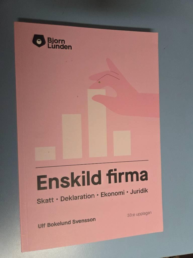 Enskild firma - skatt, deklaration, ekonomi, juridik