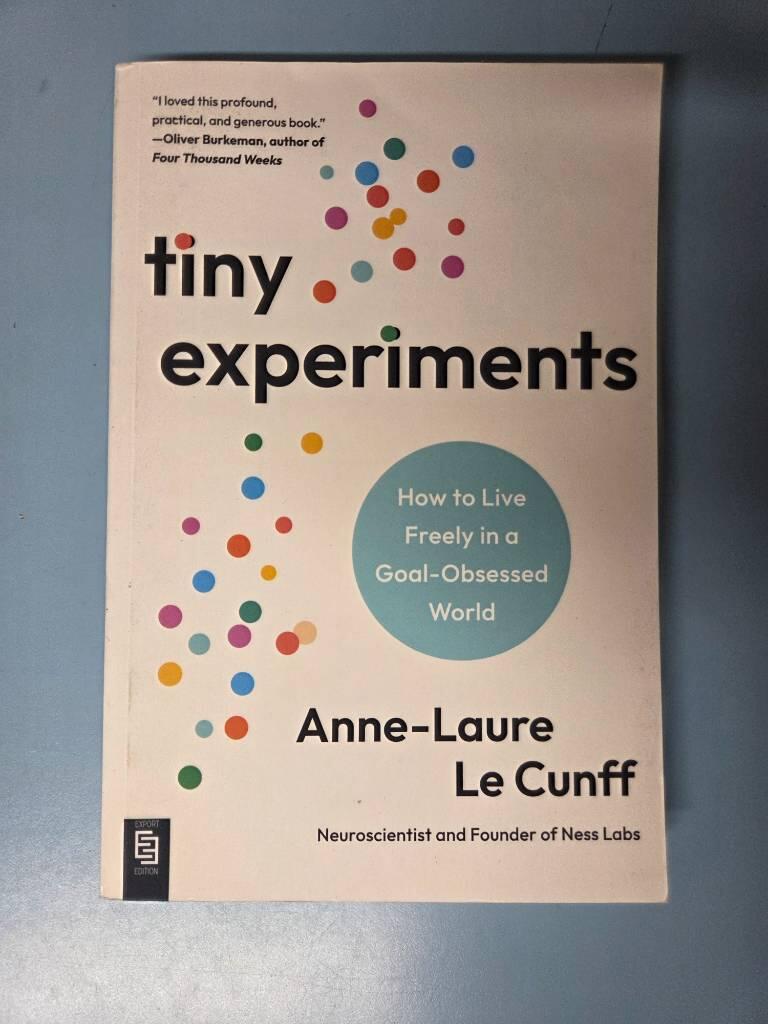 Tiny Experiments - How to Live Freely in a Goal-Obsessed World