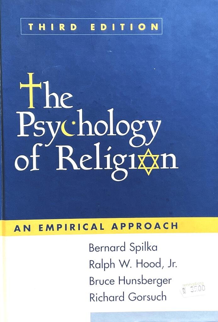 The psychology of religion - an empirical approach