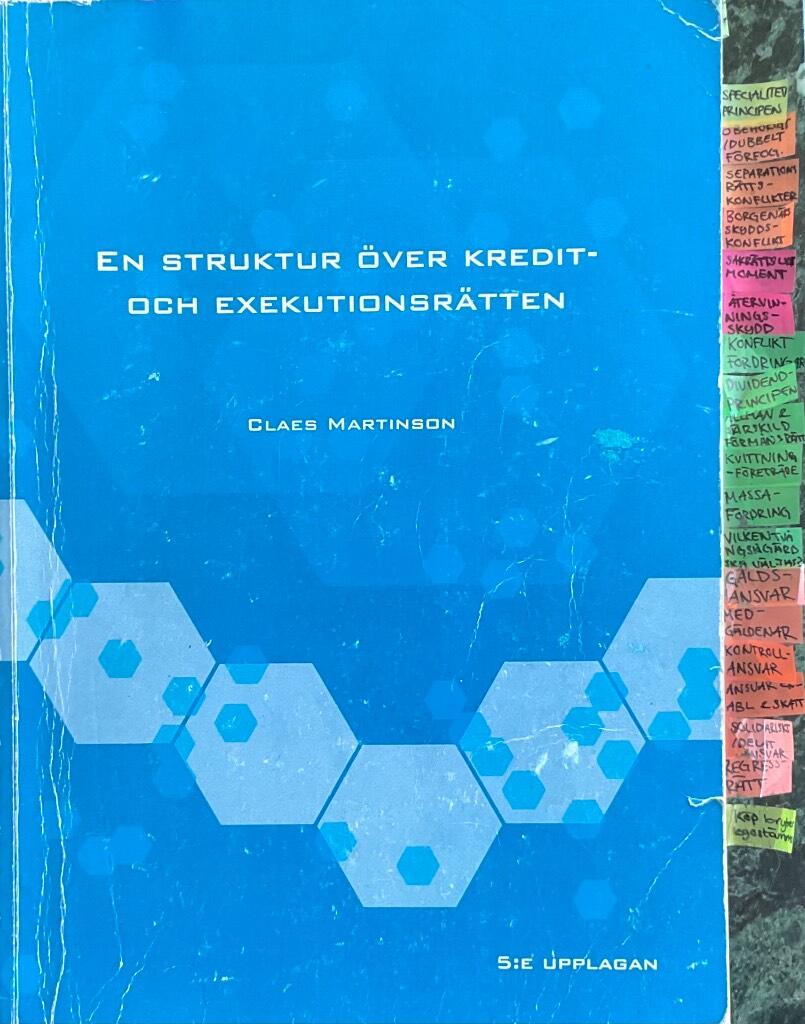 En struktur &ouml;ver kredit- och exekutionsr&auml;tten