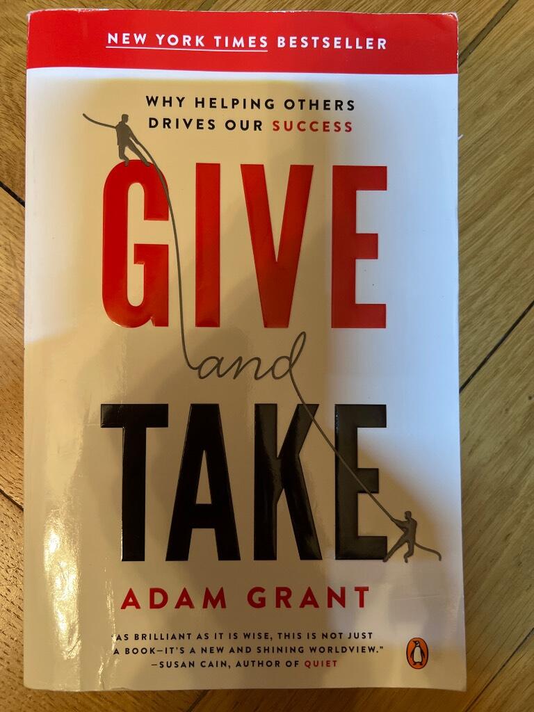 Give and take - why helping others drives our success