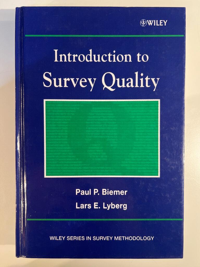 Introduction to Survey Quality