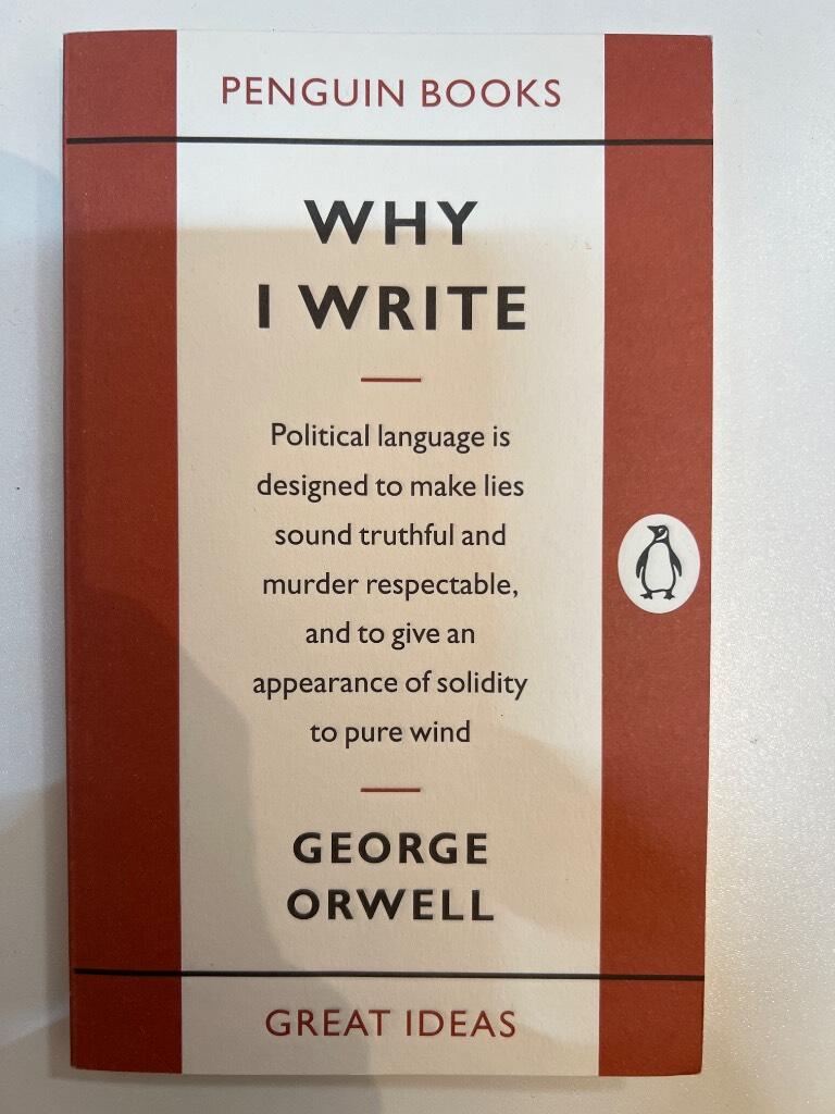 Why I write