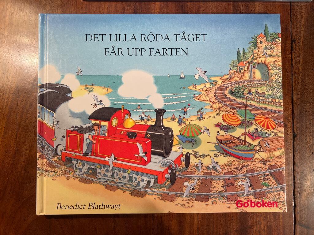 Det lilla r&ouml;da t&aring;get f&aring;r upp farten