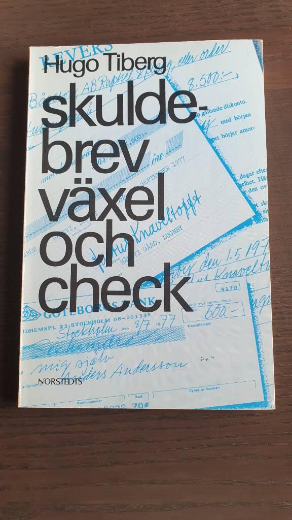Skuldebrev, v&auml;xel och check