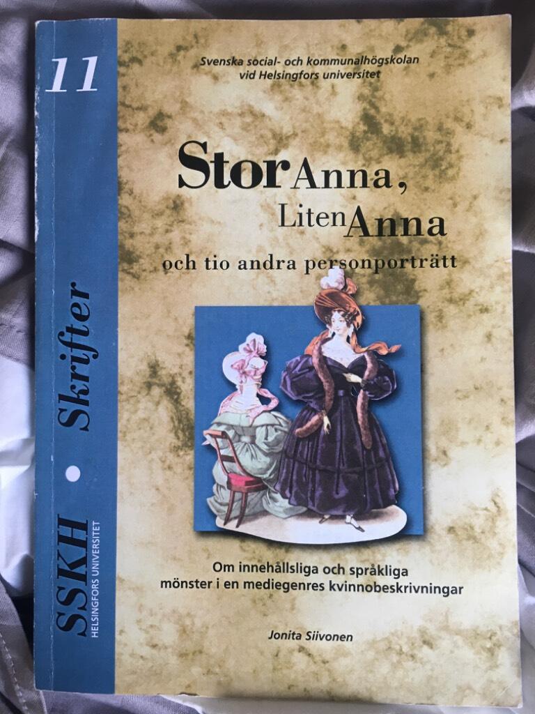 Stor Anna, liten Anna och tio andra personportr&auml;tt - om inneh&aring;llsliga och spr&aring;kliga m&ouml;nster i en mediegenres kvinnobeskrivningar