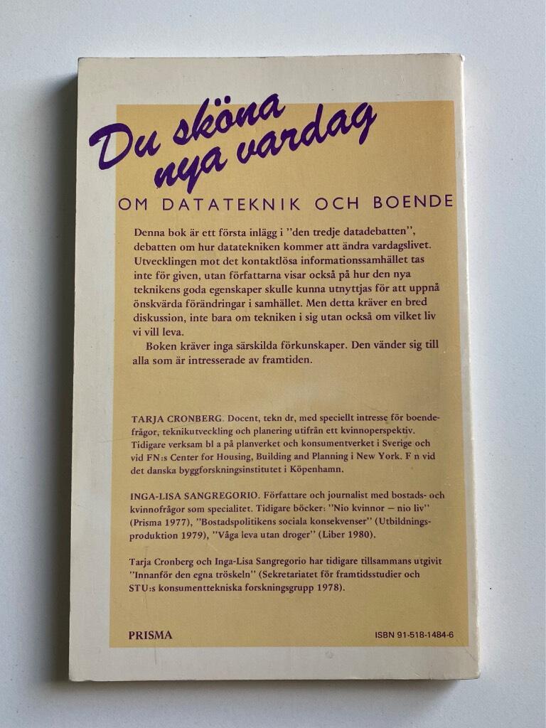 Du sköna nya vardag : om datateknik och boende