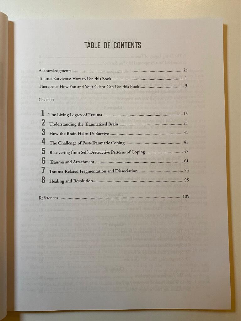 Transforming the living legacy of trauma - a workbook for survivors and therapists