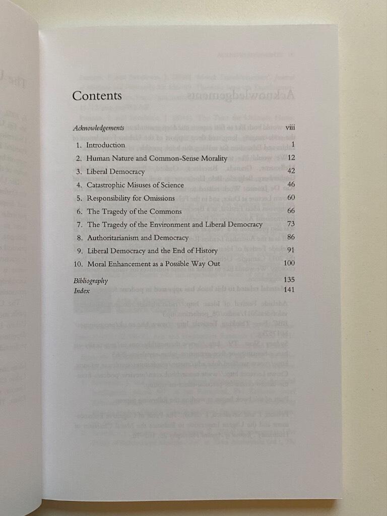 Unfit for the future? - the need for moral enhancement