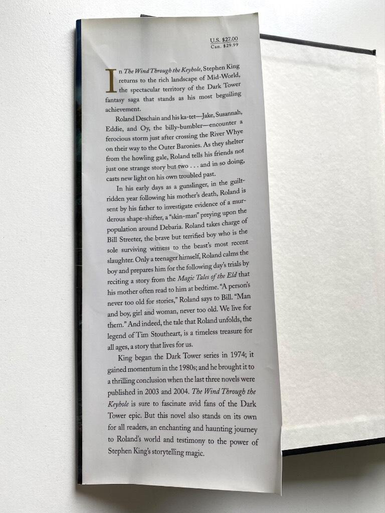 The wind through the keyhole - a dark tower novel