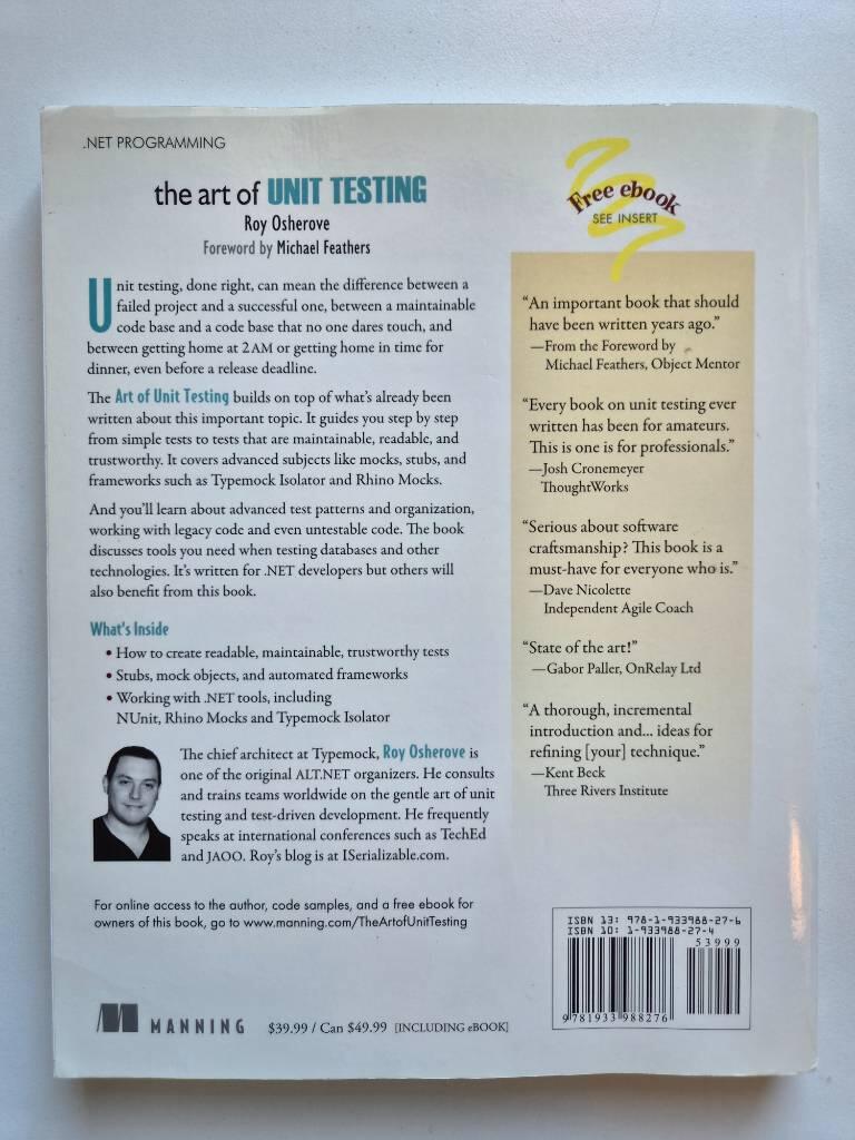 The art of unit testing