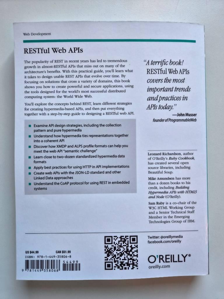 RESTful Web APIs